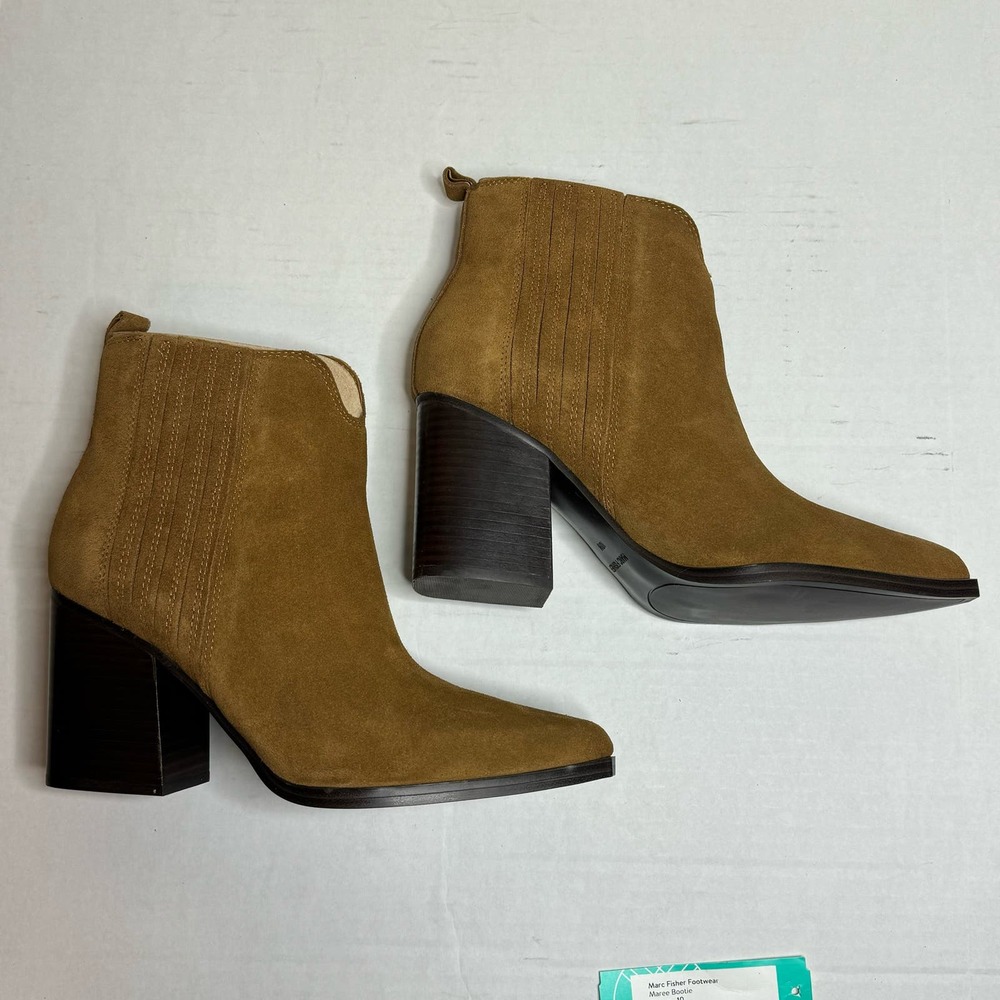 Marc Fisher Brown Maree Bootie NEW Size 9 - Picture 5 of 8